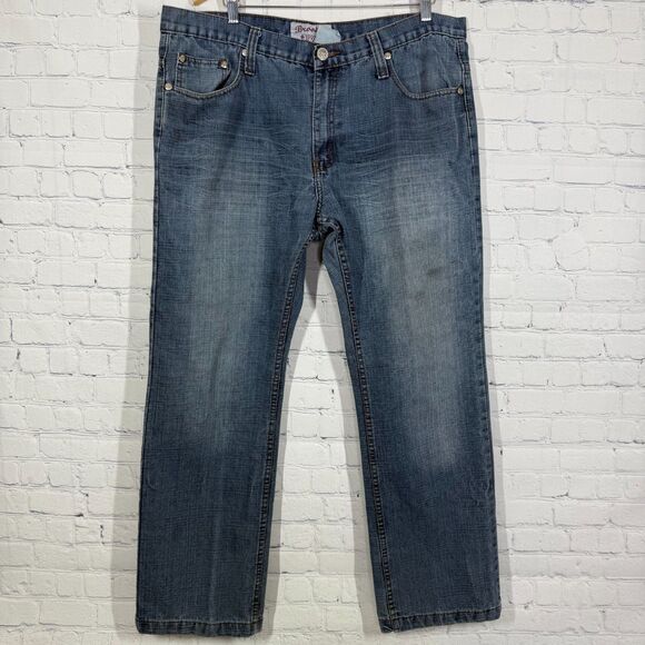 Brooklyn Xpress Baggy Jeans Men SIze 38X32 Medium Washed Loose Fit Skater Pants - Picture 2 of 16